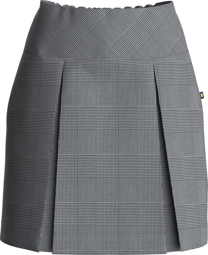 Drop Yoke Kick Pleat Skort