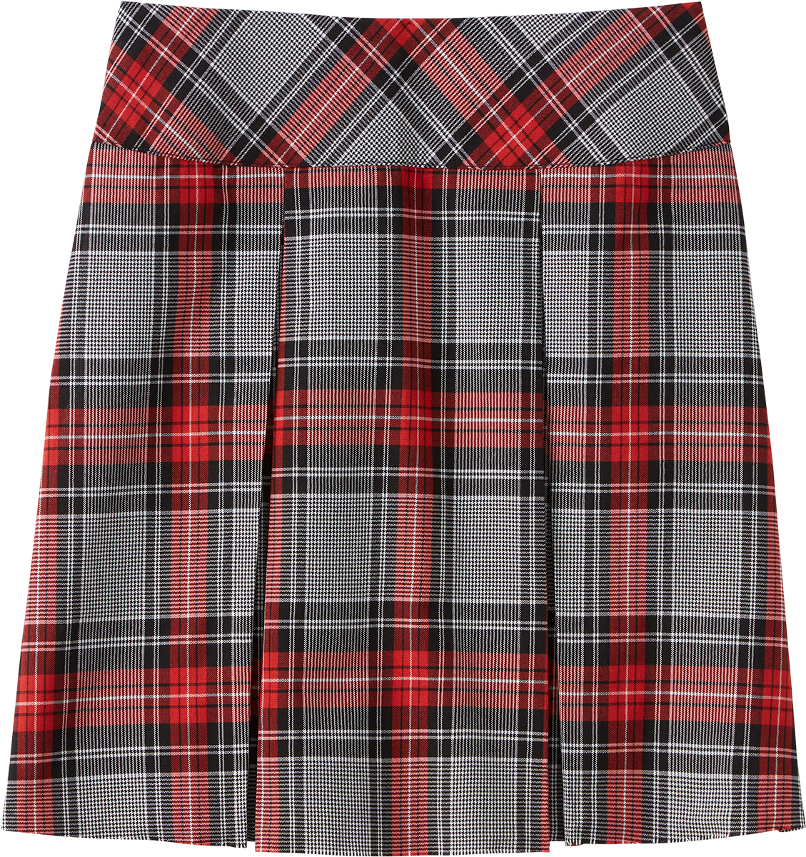 Drop Yoke Kick Pleat Skort