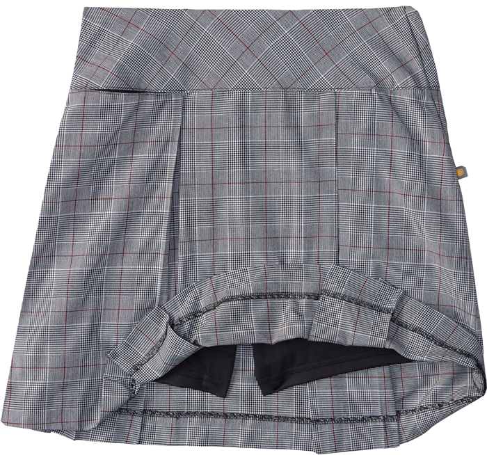 Drop Yoke Kick Pleat Skort