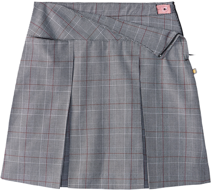 Drop Yoke Kick Pleat Skort