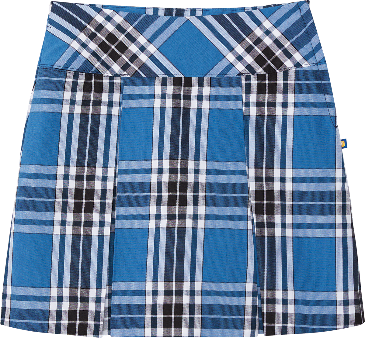 Drop Yoke Kick Pleat Skort