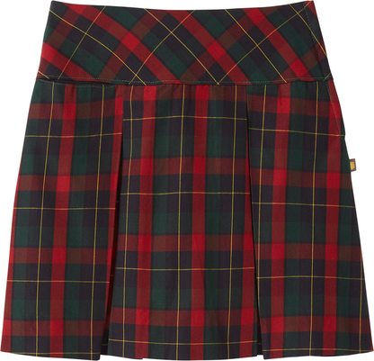 Drop Yoke Kick Pleat Skort