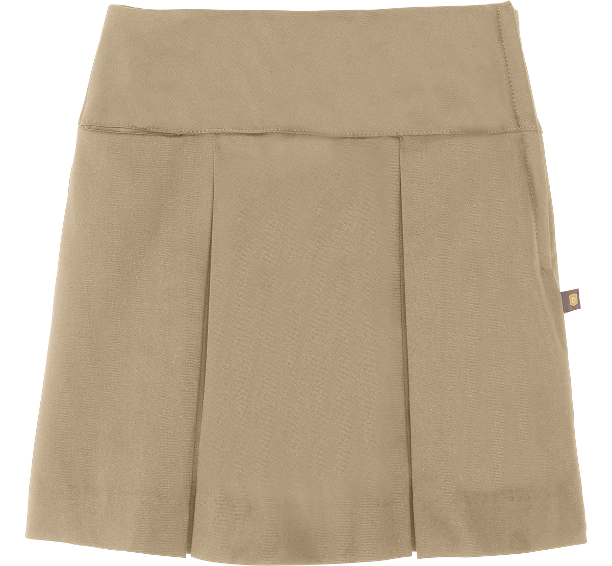 Drop Yoke Kick Pleat Skort