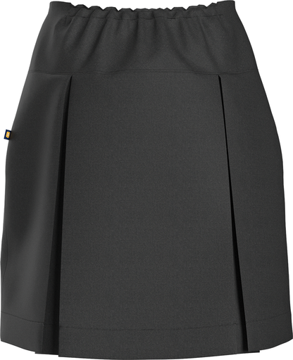 Drop Yoke Kick Pleat Skort