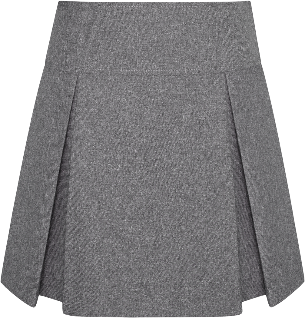 Drop Yoke Kick Pleat Skort