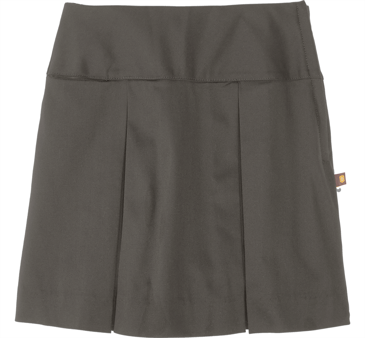 Drop Yoke Kick Pleat Skort