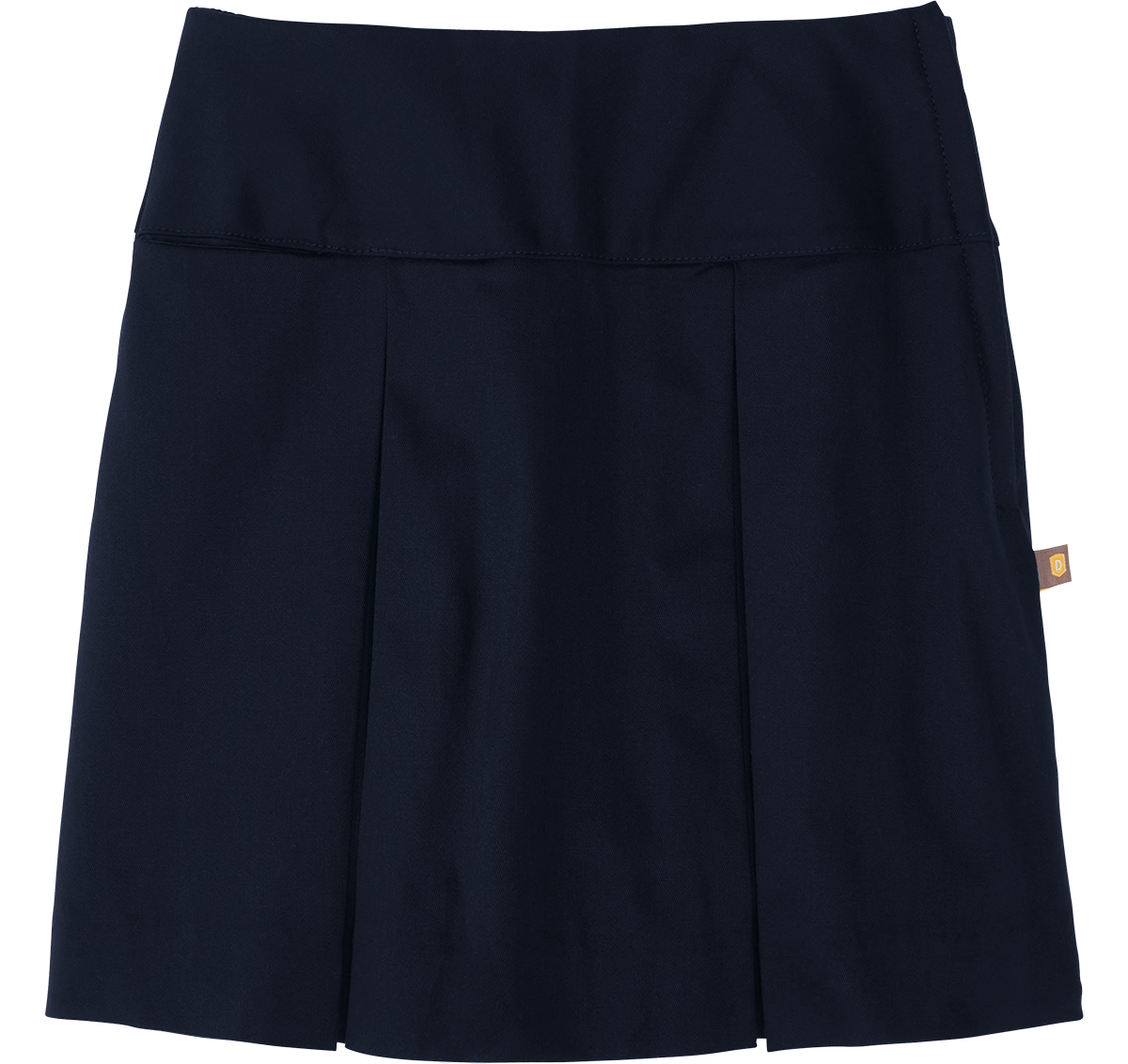 Drop Yoke Kick Pleat Skort