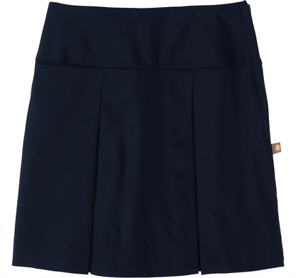 Drop Yoke Kick Pleat Skort