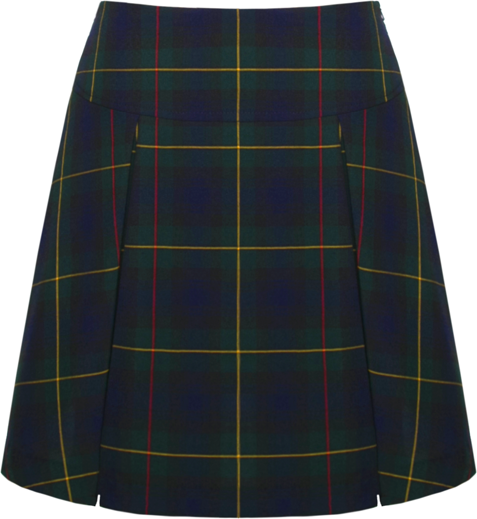 Drop Yoke Pleated Skort