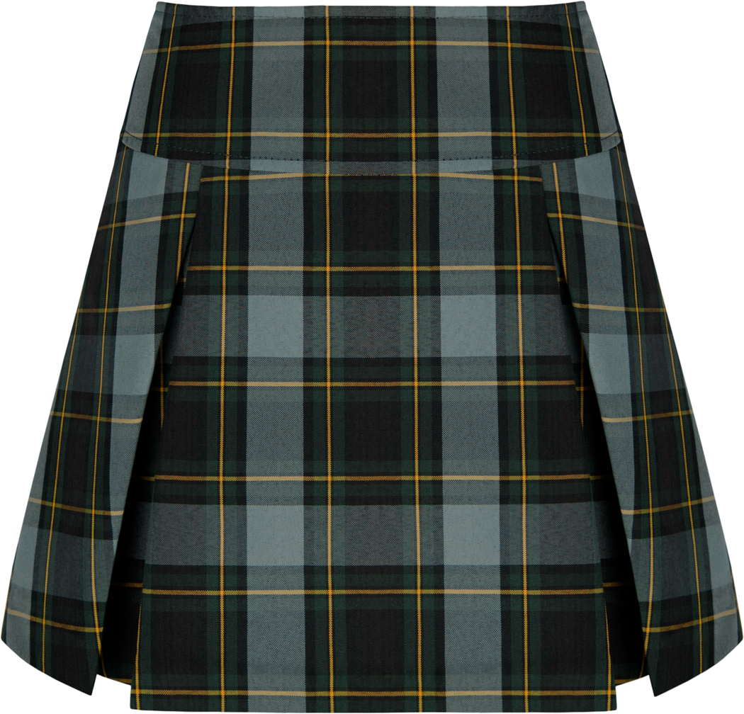 Drop Yoke Pleated Skort