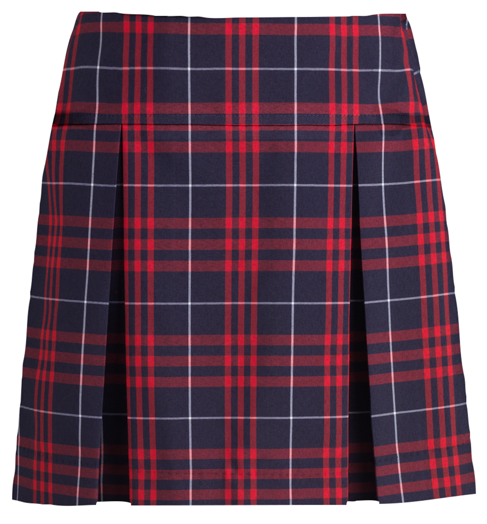 Drop Yoke Pleated Skort