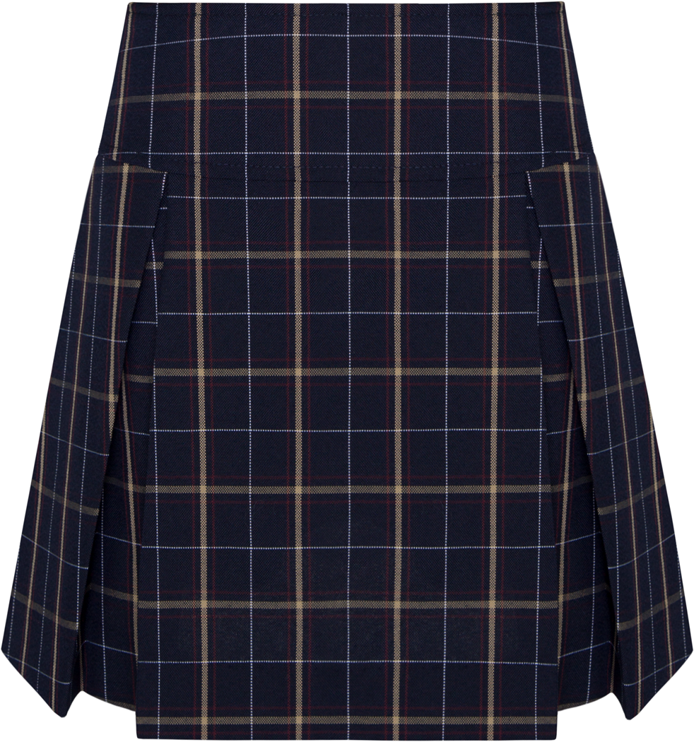 Drop Yoke Pleated Skort