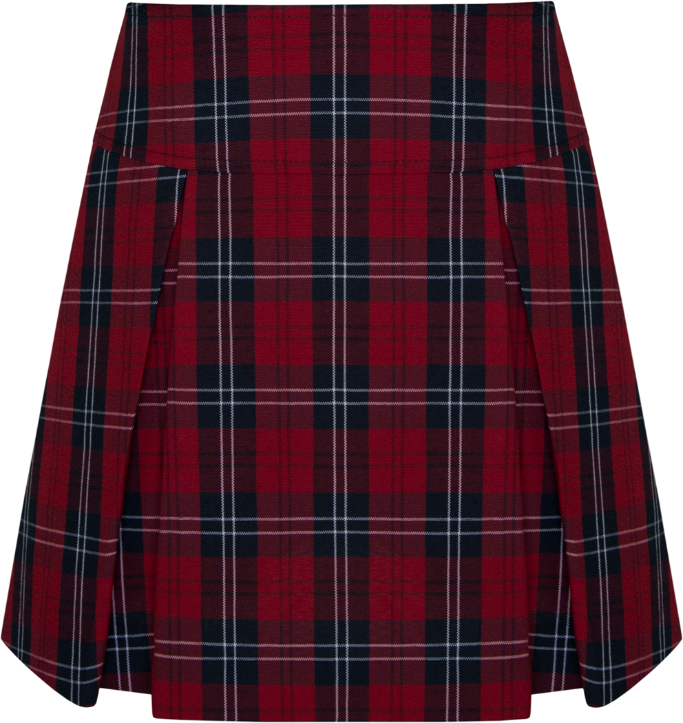 Drop Yoke Pleated Skort