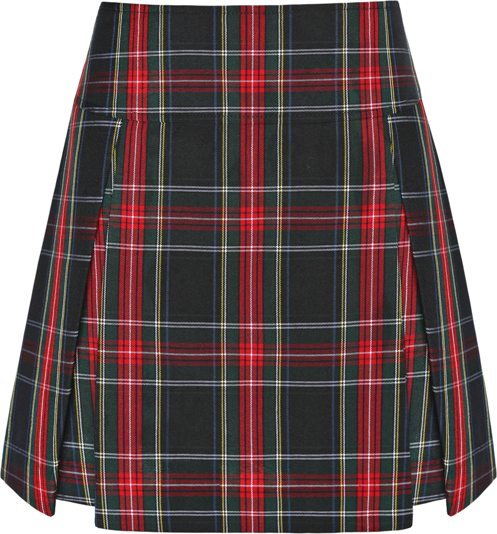 Drop Yoke Pleated Skort