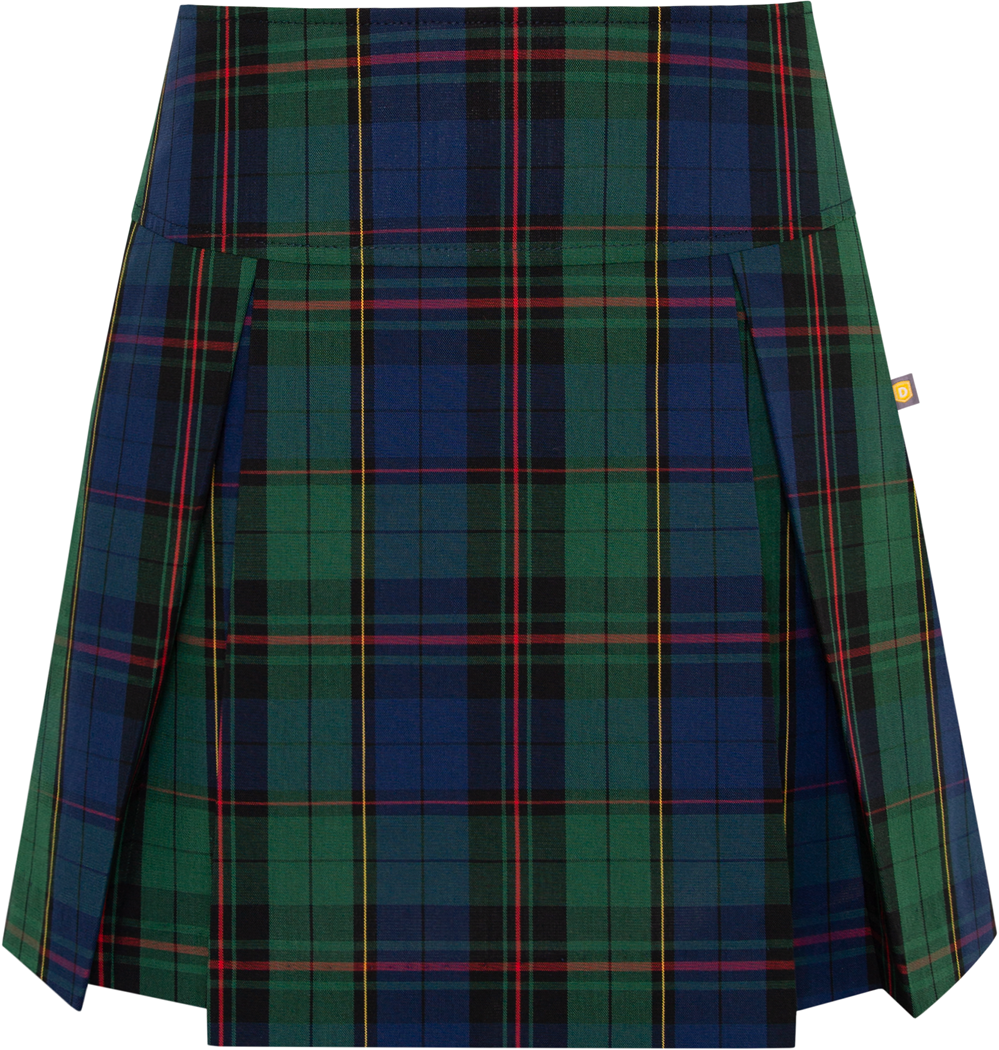 Drop Yoke Pleated Skort