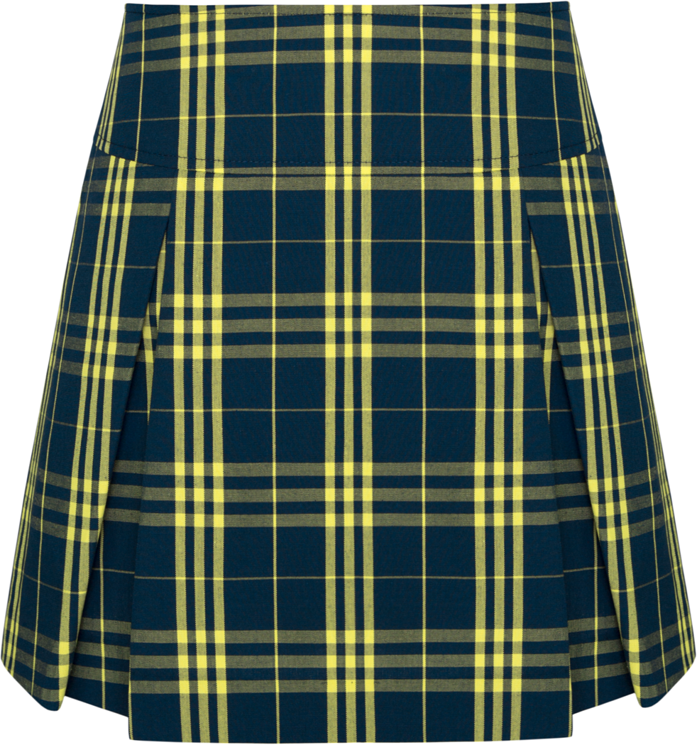 Drop Yoke Pleated Skort