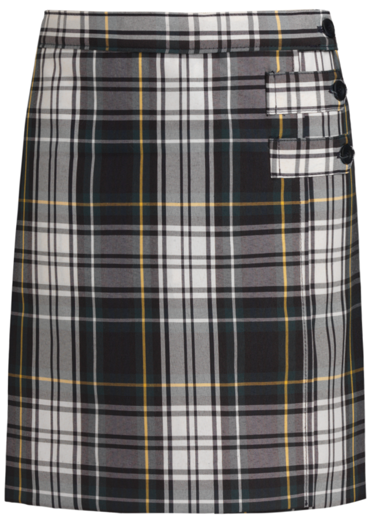 Double Tab Pleated Skort