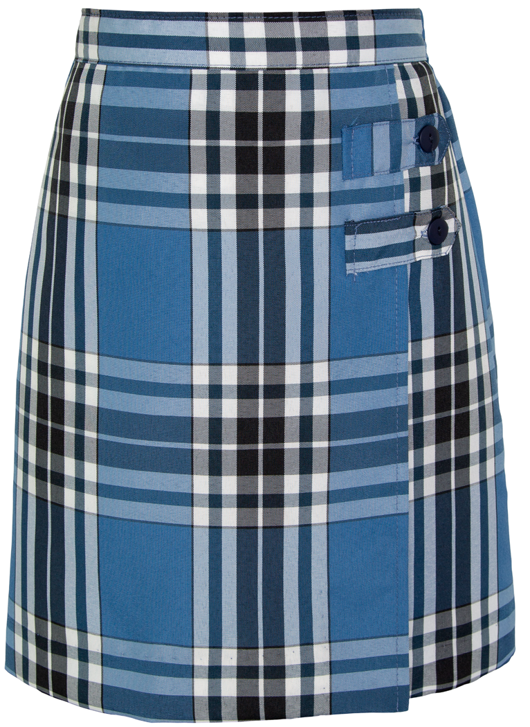 Double Tab Pleated Skort