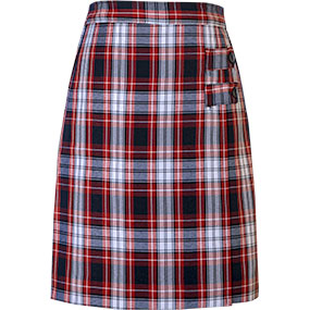 Double Tab Pleated Skort