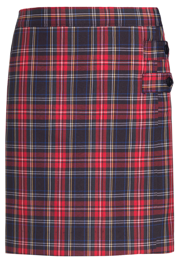 Double Tab Pleated Skort