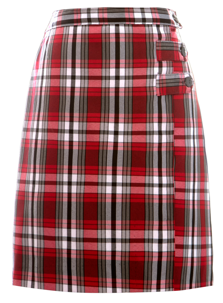 Double Tab Pleated Skort