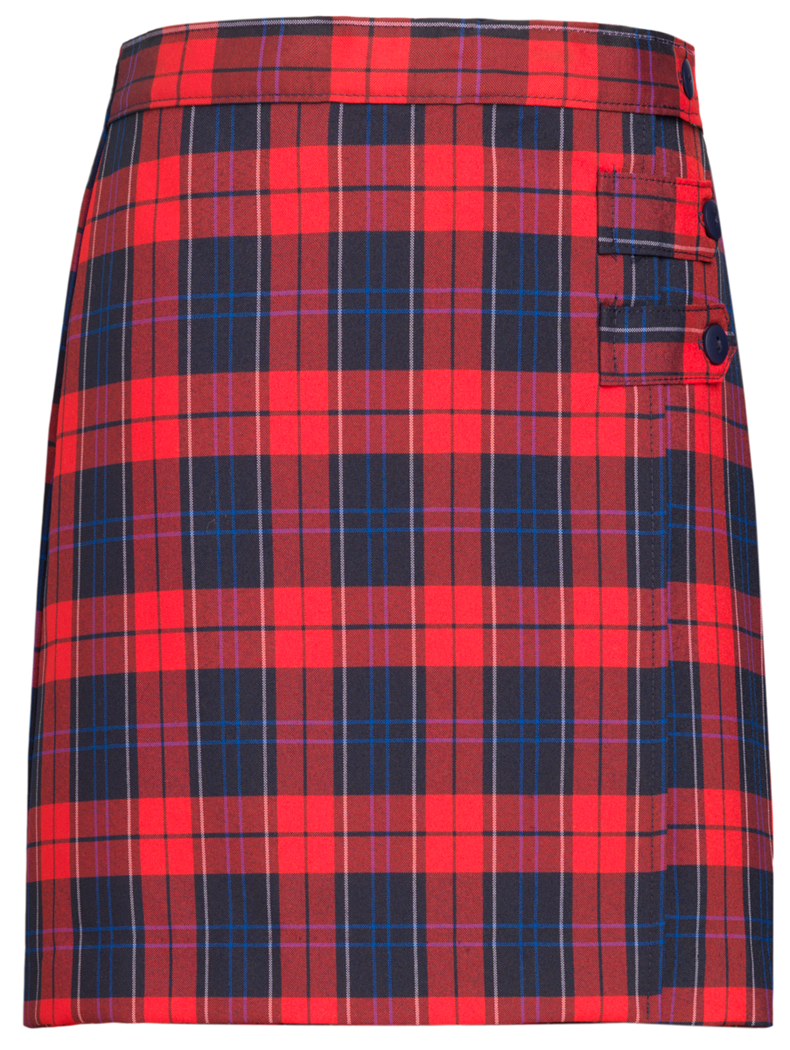 Double Tab Pleated Skort