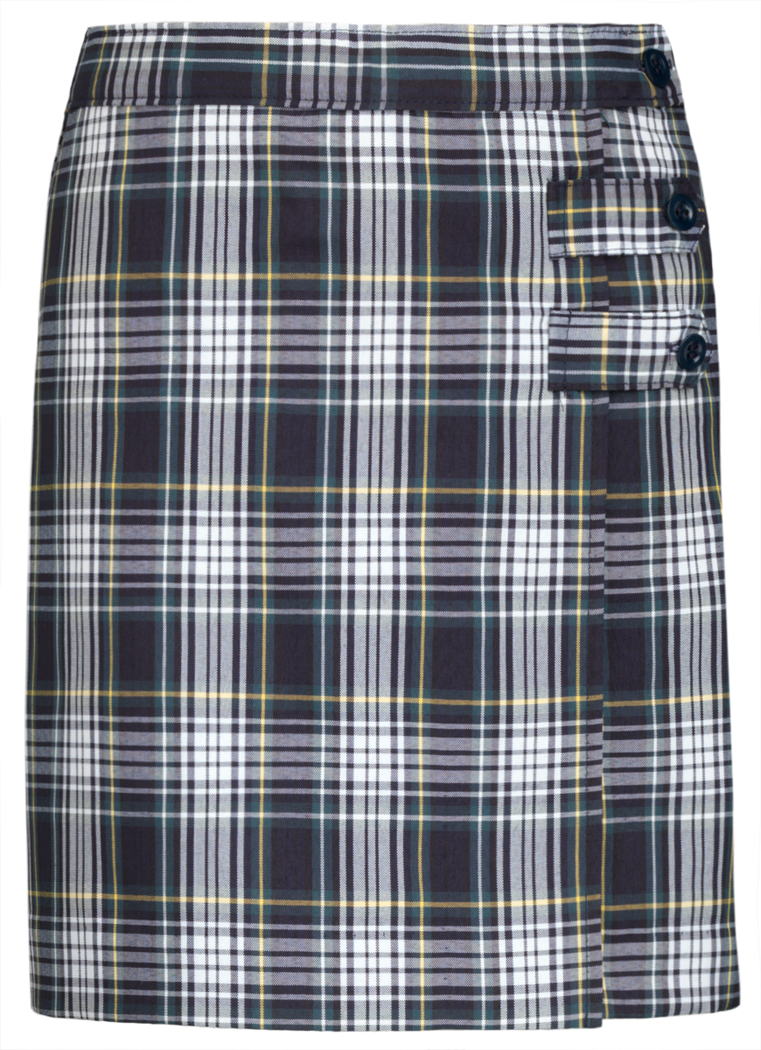 Double Tab Pleated Skort