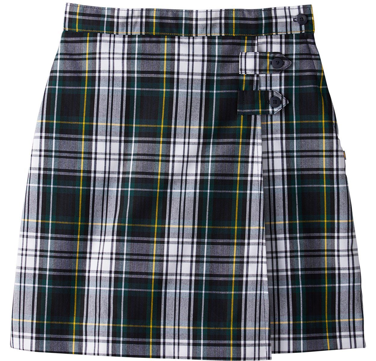 Double Tab Pleated Skort