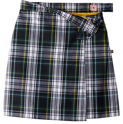 Double Tab Pleated Skort