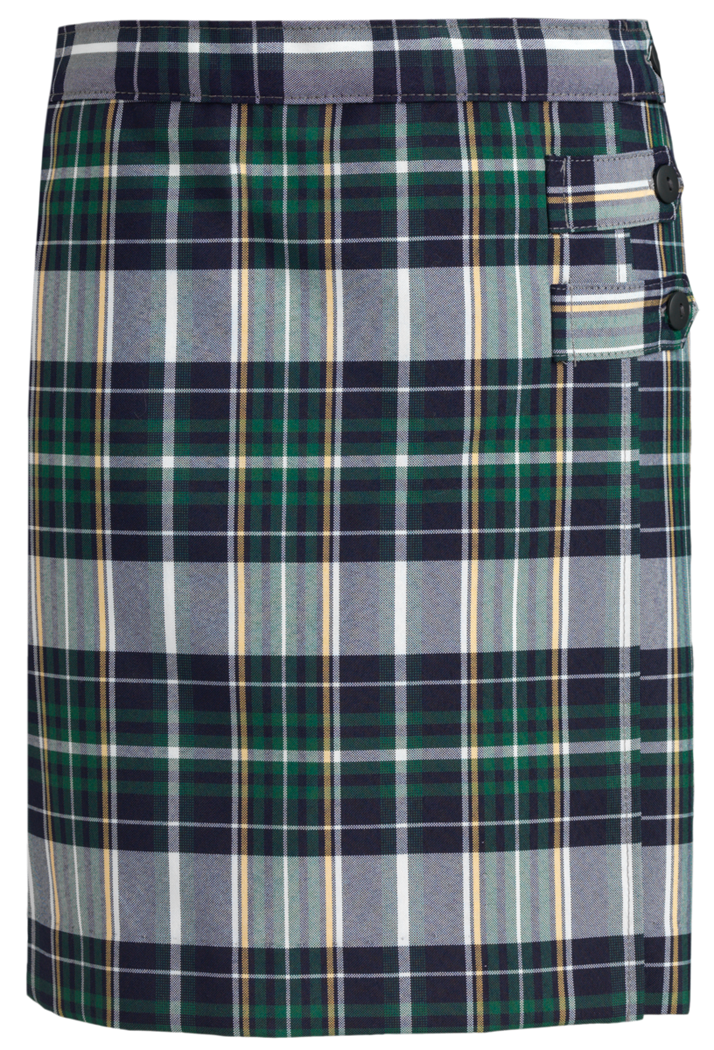 Double Tab Pleated Skort