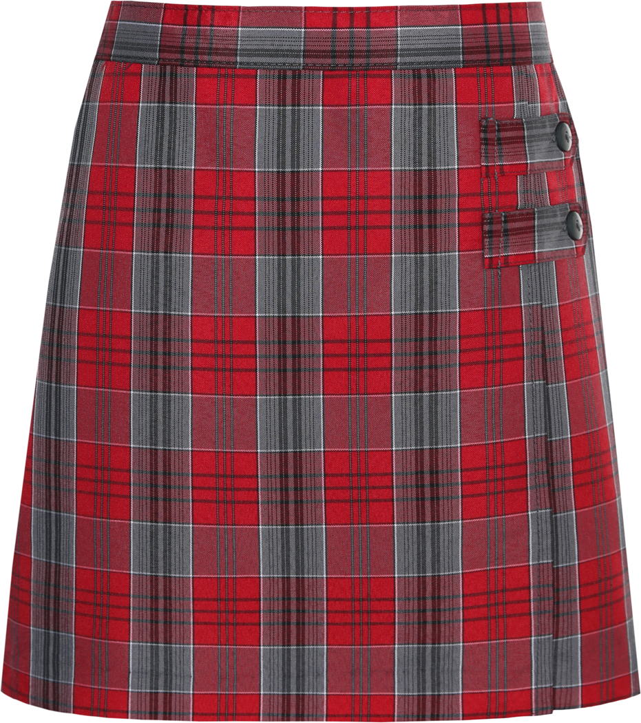 Double Tab Pleated Skort