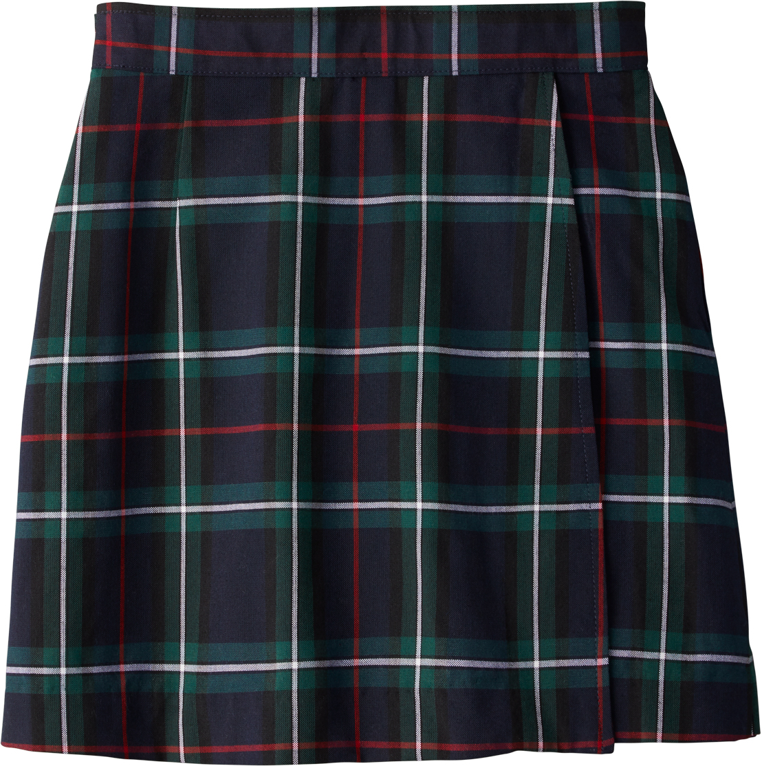 Double Tab Pleated Skort