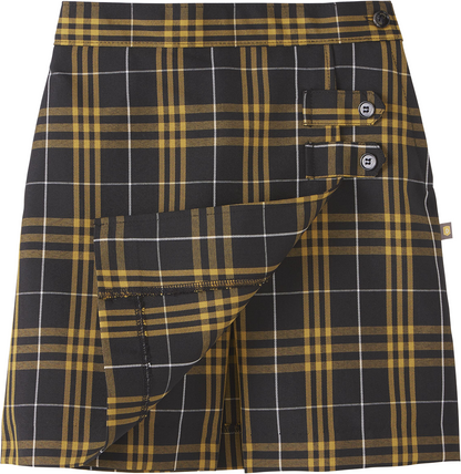 Double Tab Pleated Skort