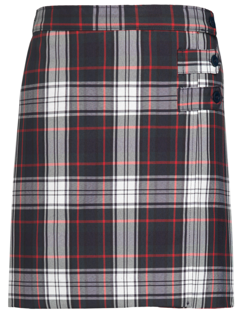 Double Tab Pleated Skort