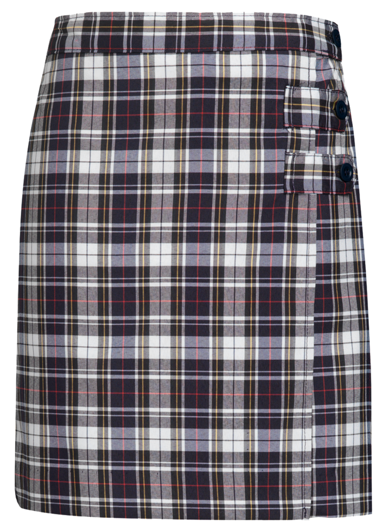 Double Tab Pleated Skort