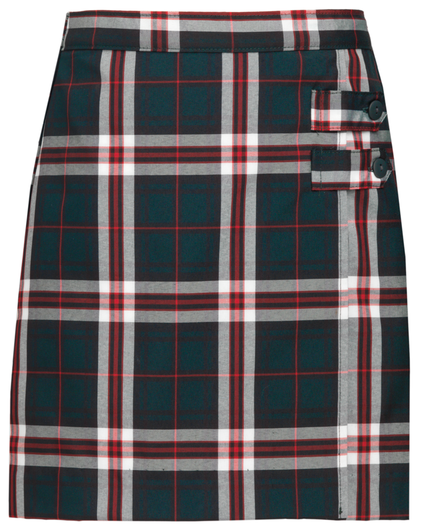 Double Tab Pleated Skort