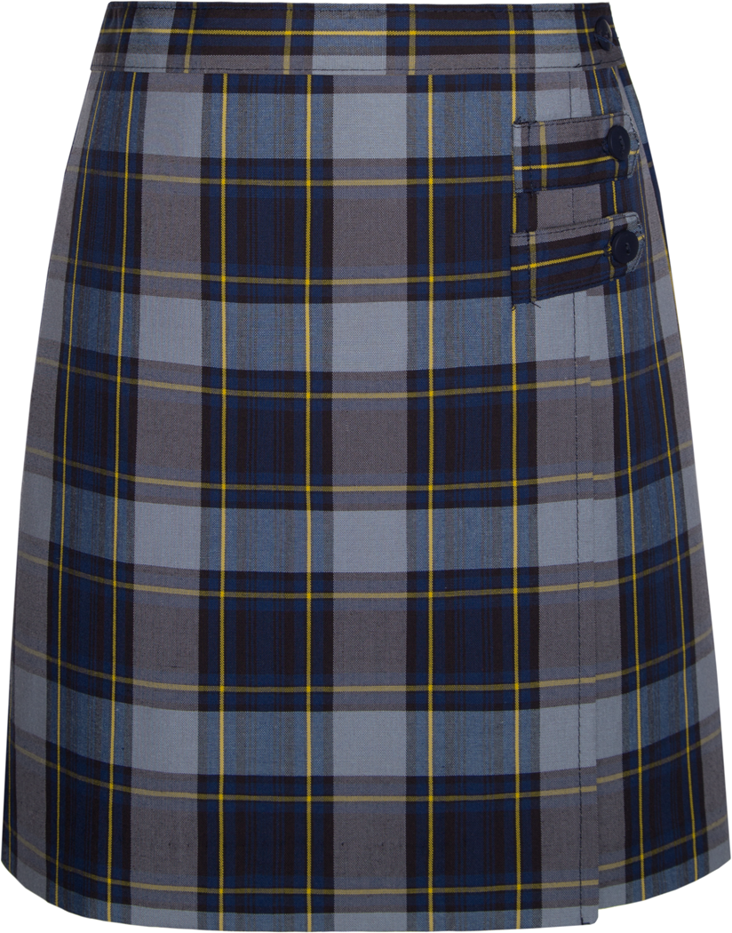 Double Tab Pleated Skort