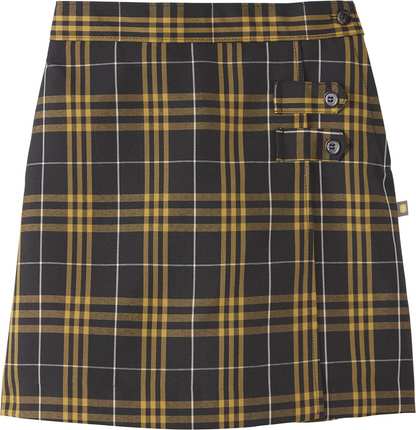 Double Tab Pleated Skort