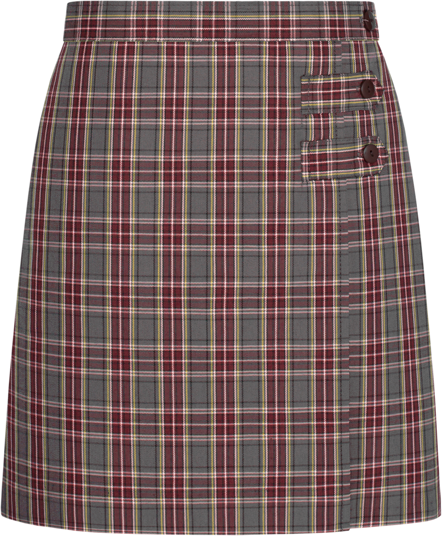 Double Tab Pleated Skort