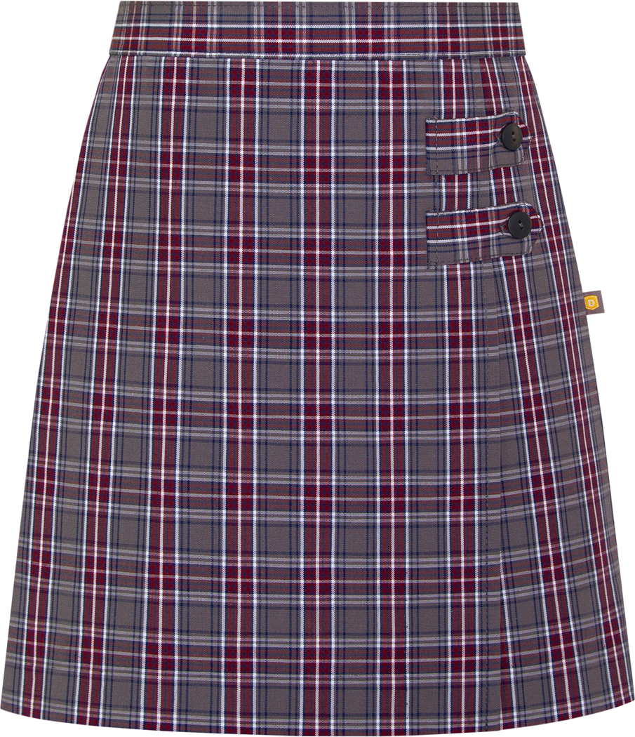 Double Tab Pleated Skort