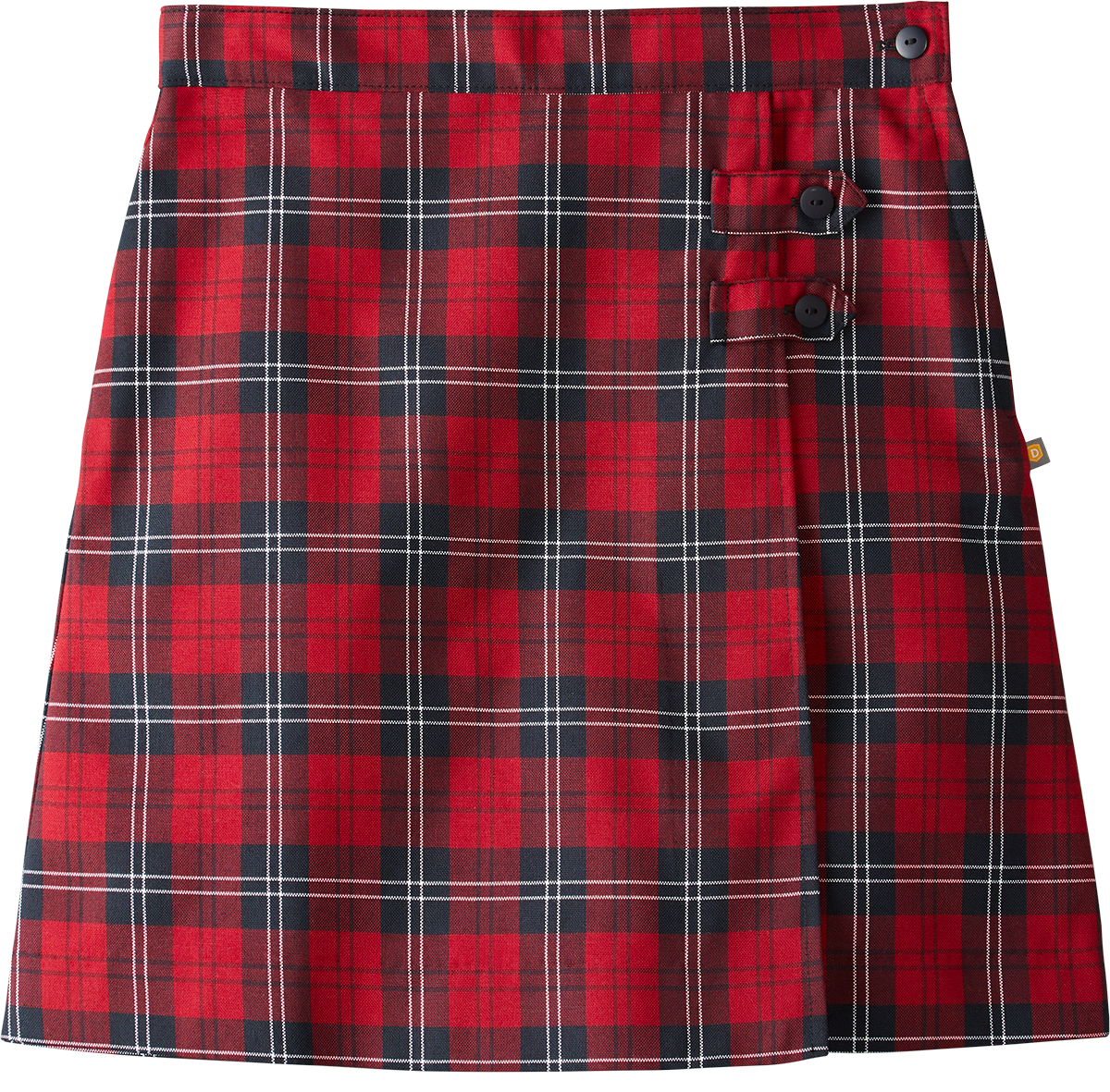 Double Tab Pleated Skort