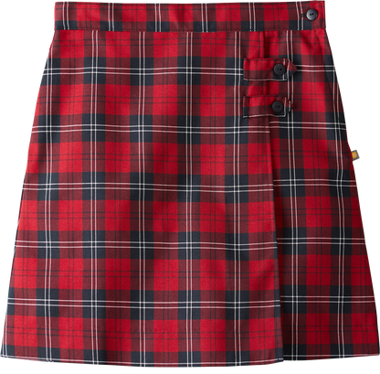 Double Tab Pleated Skort