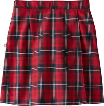 Double Tab Pleated Skort