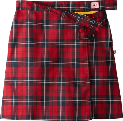 Double Tab Pleated Skort