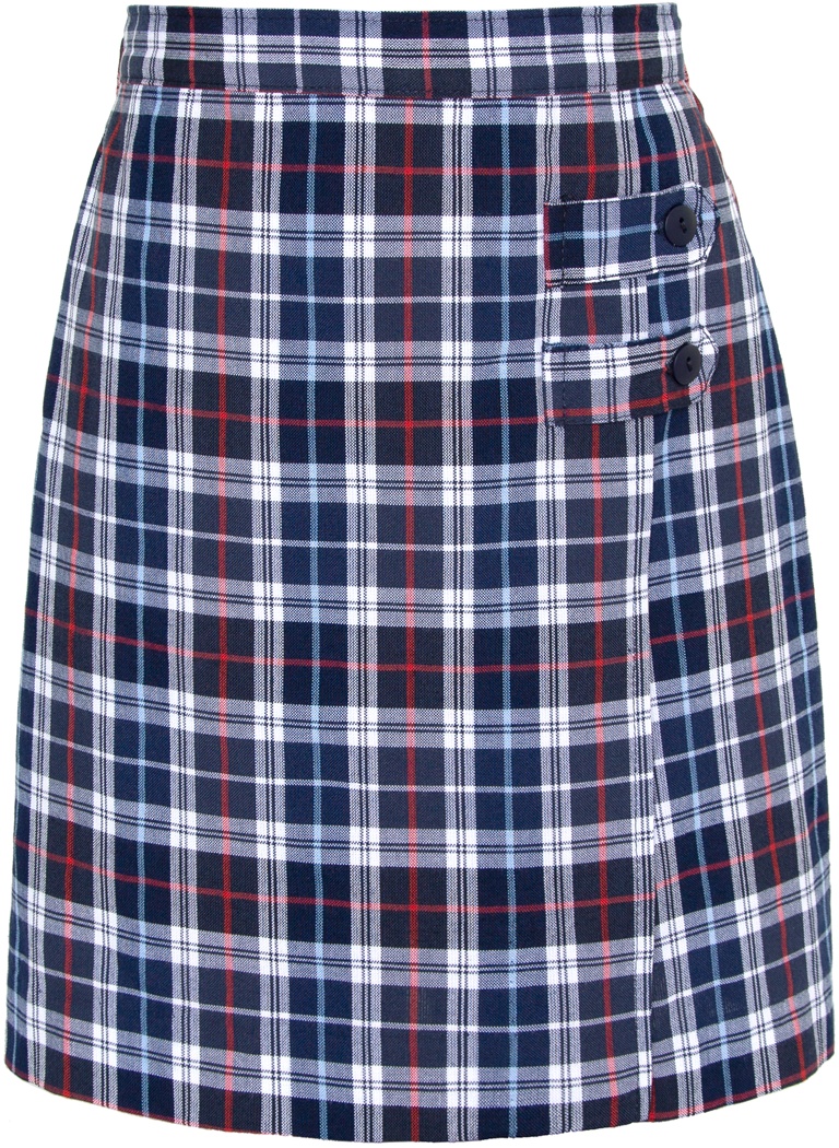 Double Tab Pleated Skort