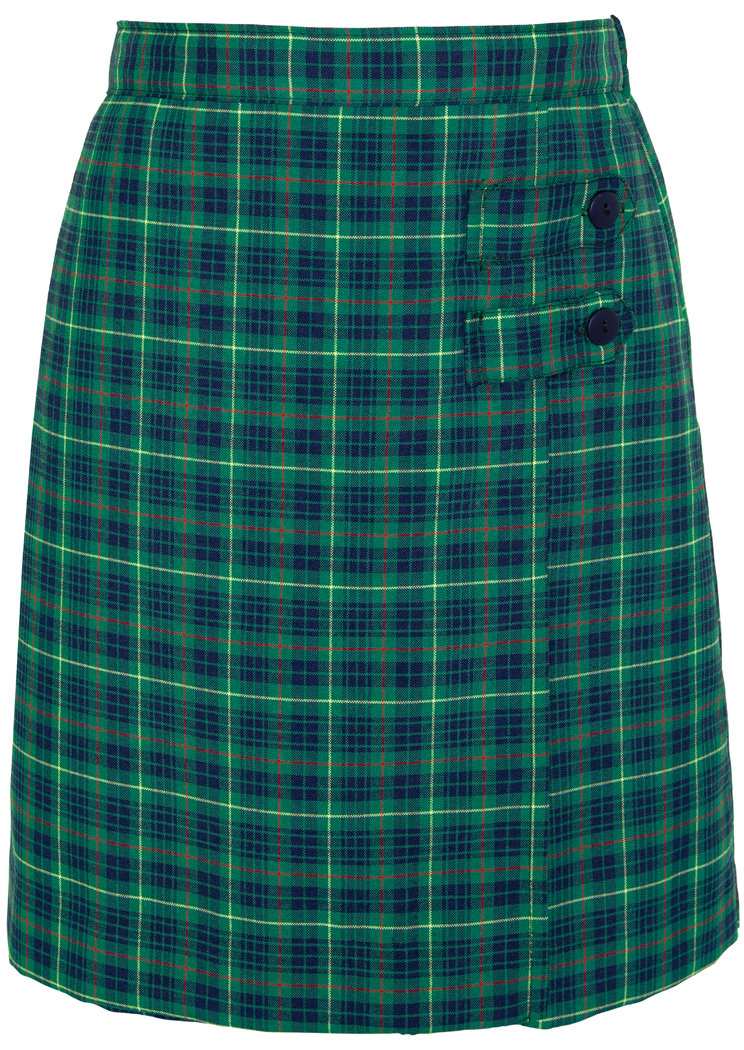 Double Tab Pleated Skort