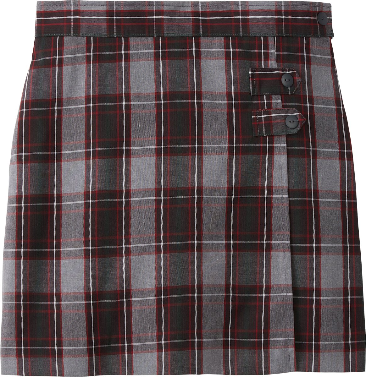 Double Tab Pleated Skort