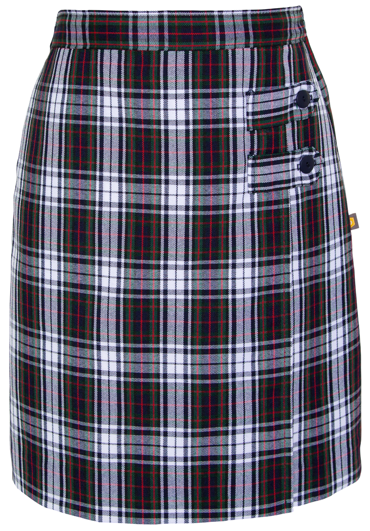 Double Tab Pleated Skort