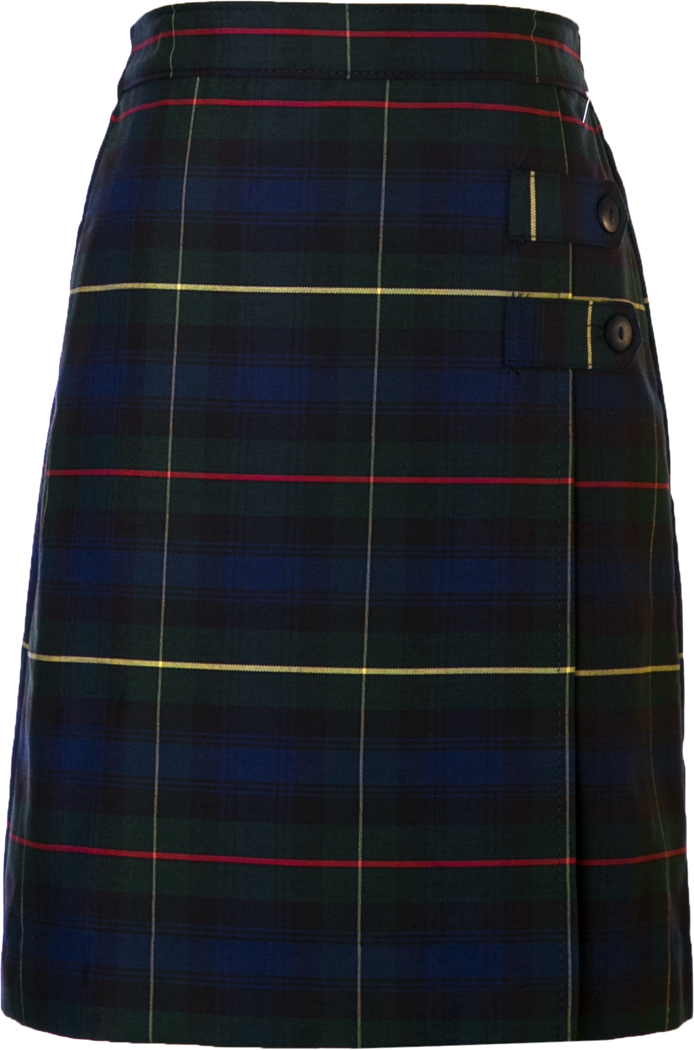 Double Tab Pleated Skort