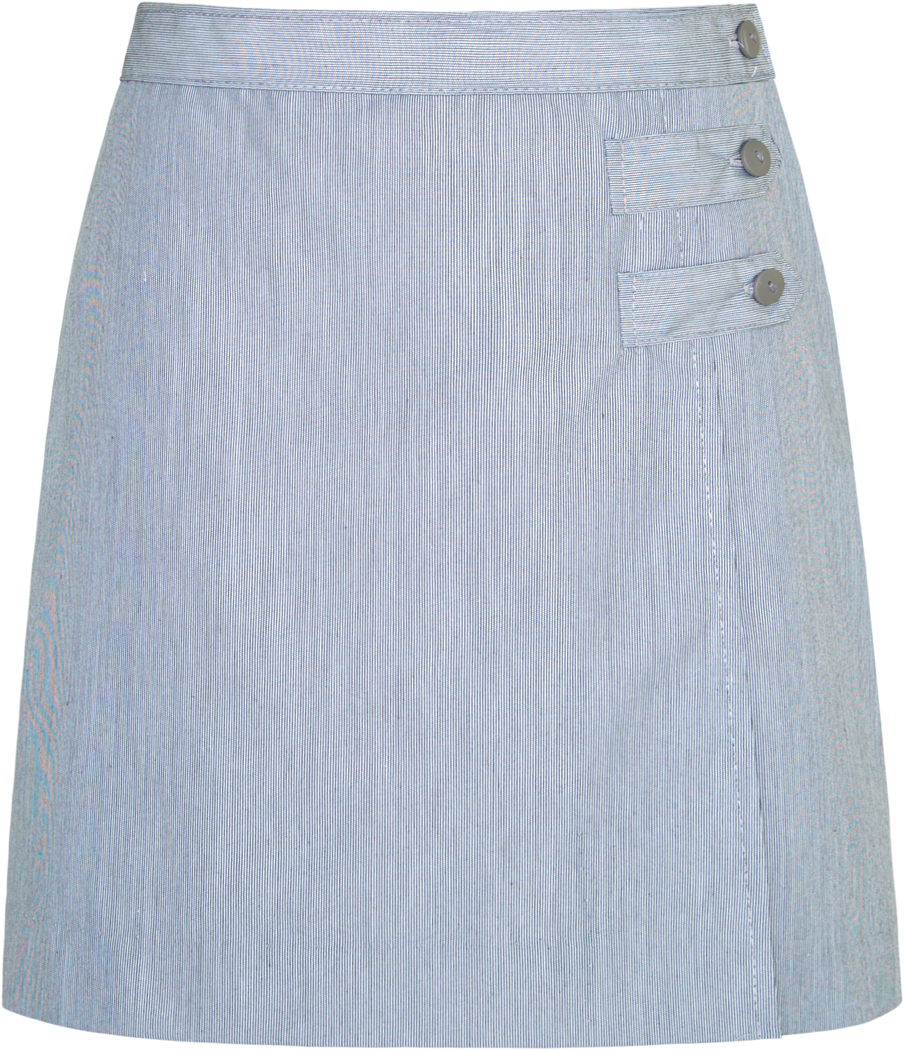 Double Tab Pleated Skort